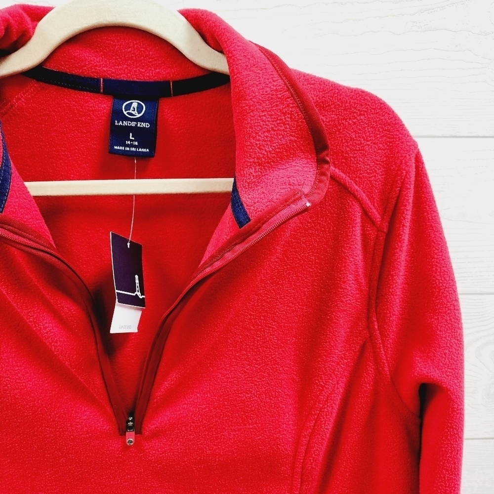 Lands End Fleece Pullover - Picture 2 of 9